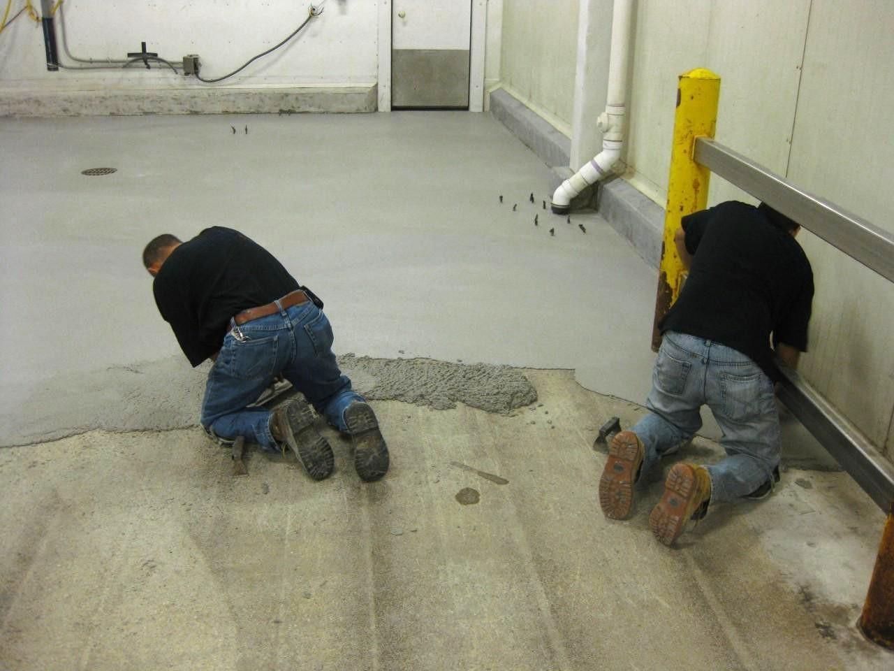 urethane cement for meat processing floors