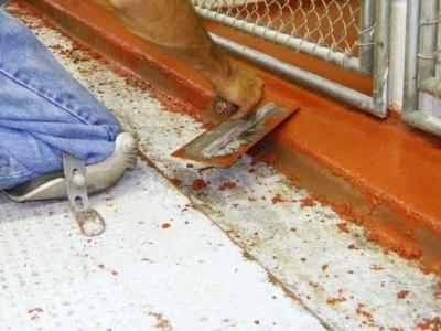 floor resurfacer for kennel floors