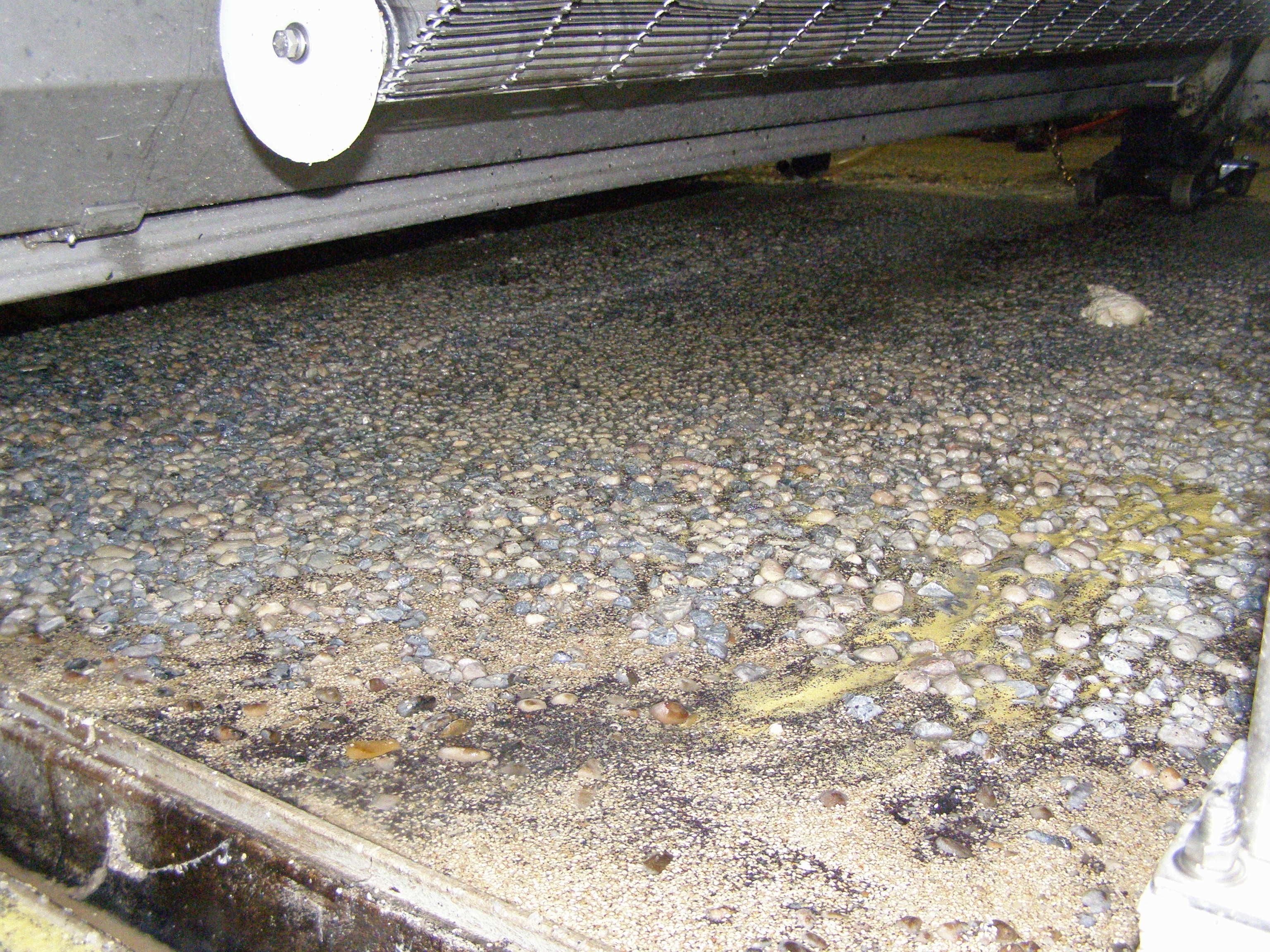 fixing severely damaged freezer floors
