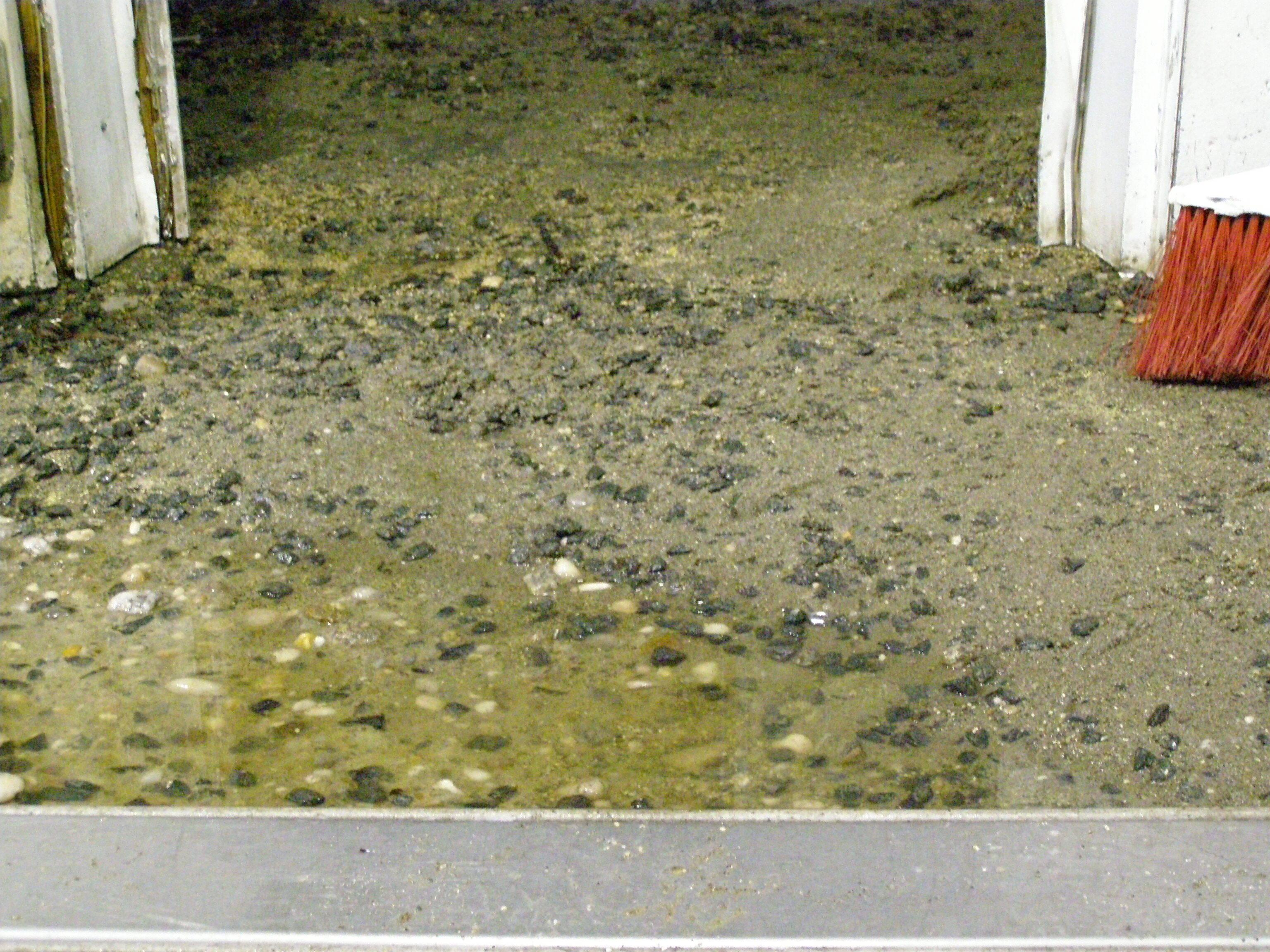 fixing severely damaged freezer floors