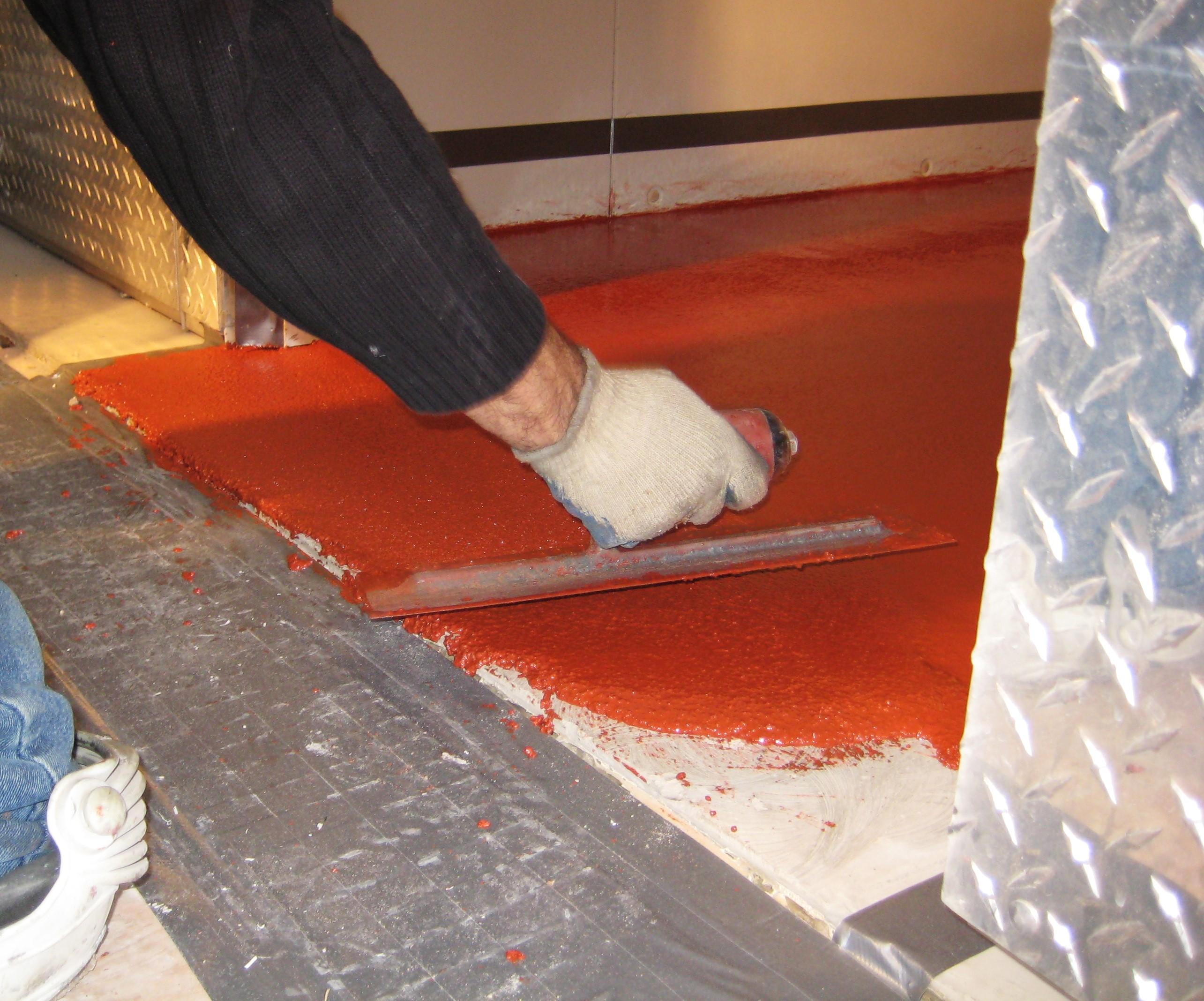 freezer floor repair