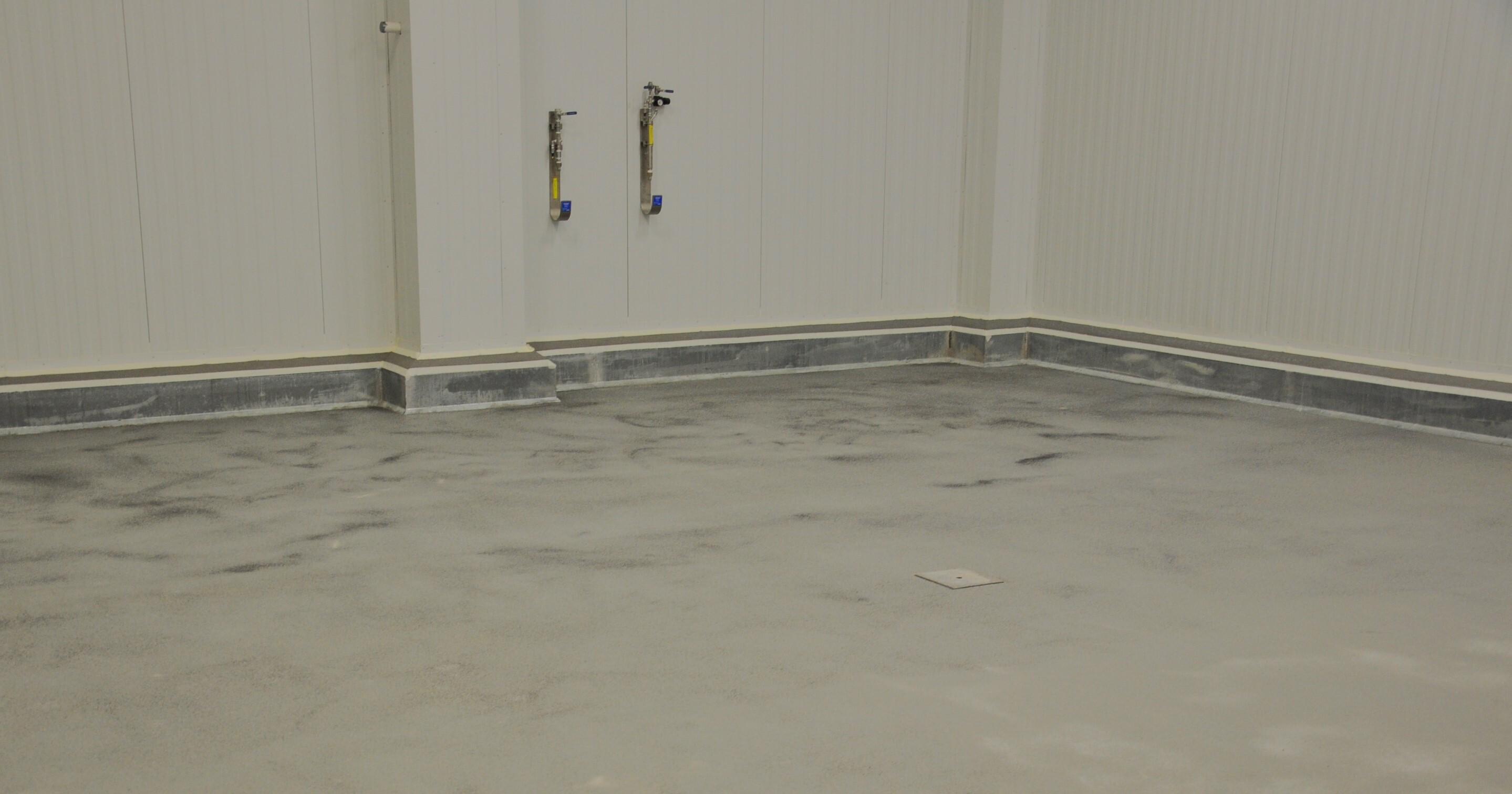 finished look meat processing floors