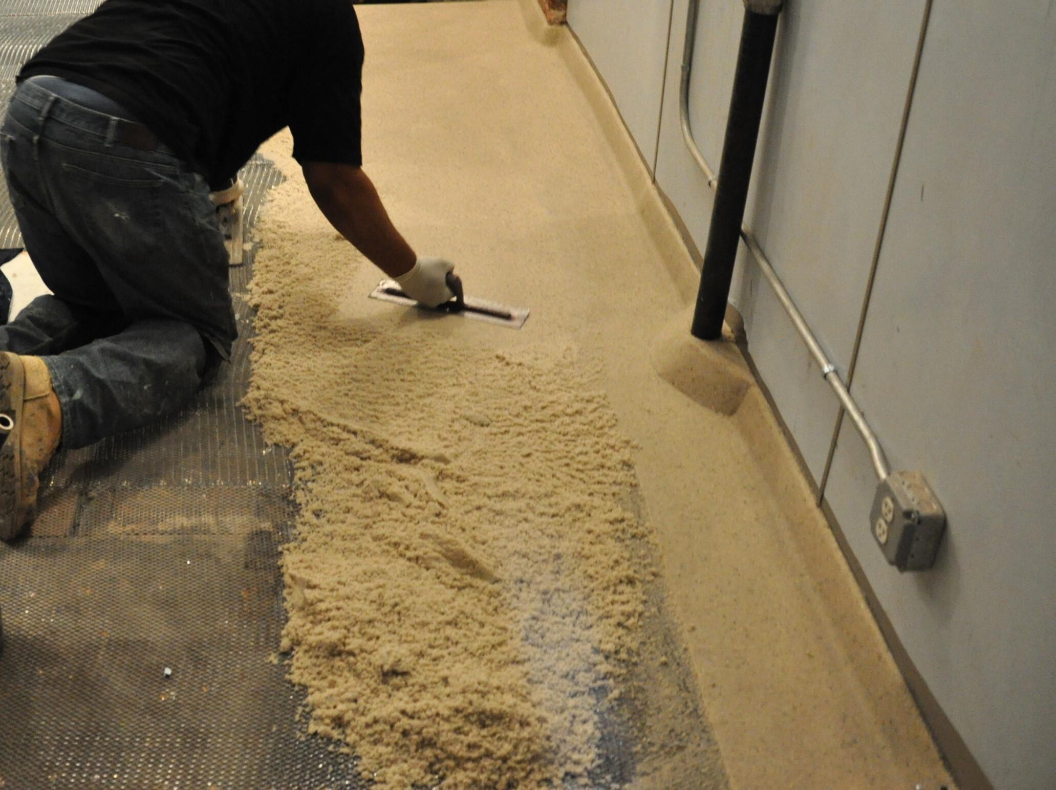 easy to spread floor resurfacer