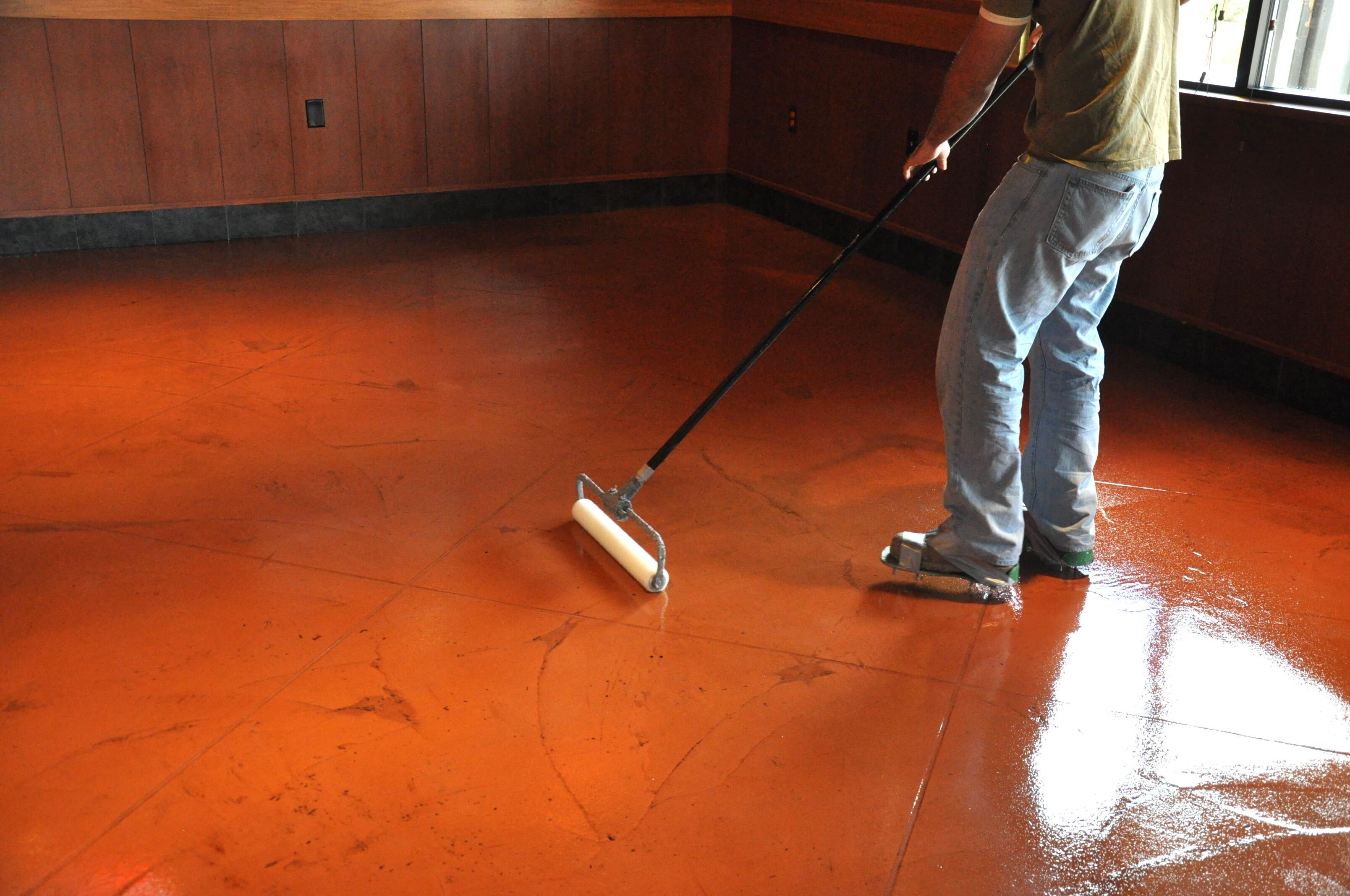 glossy topcoat for restaurant floors