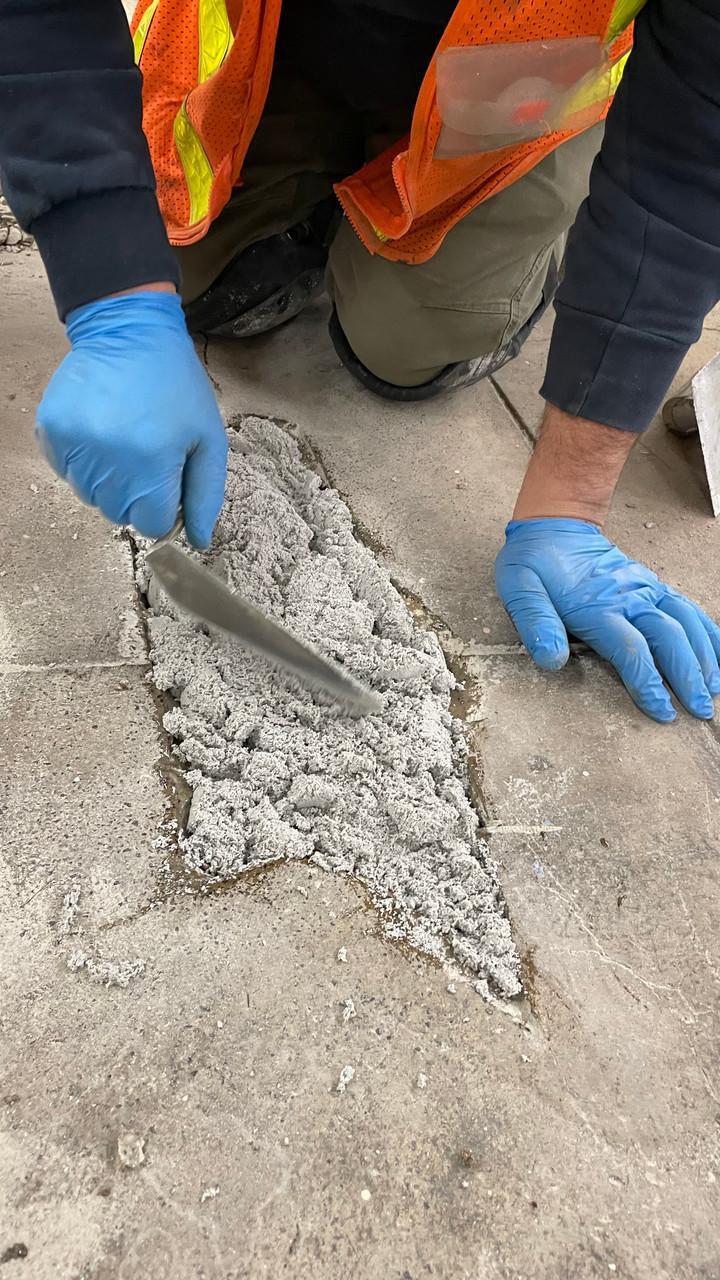 applying floor resurfacer