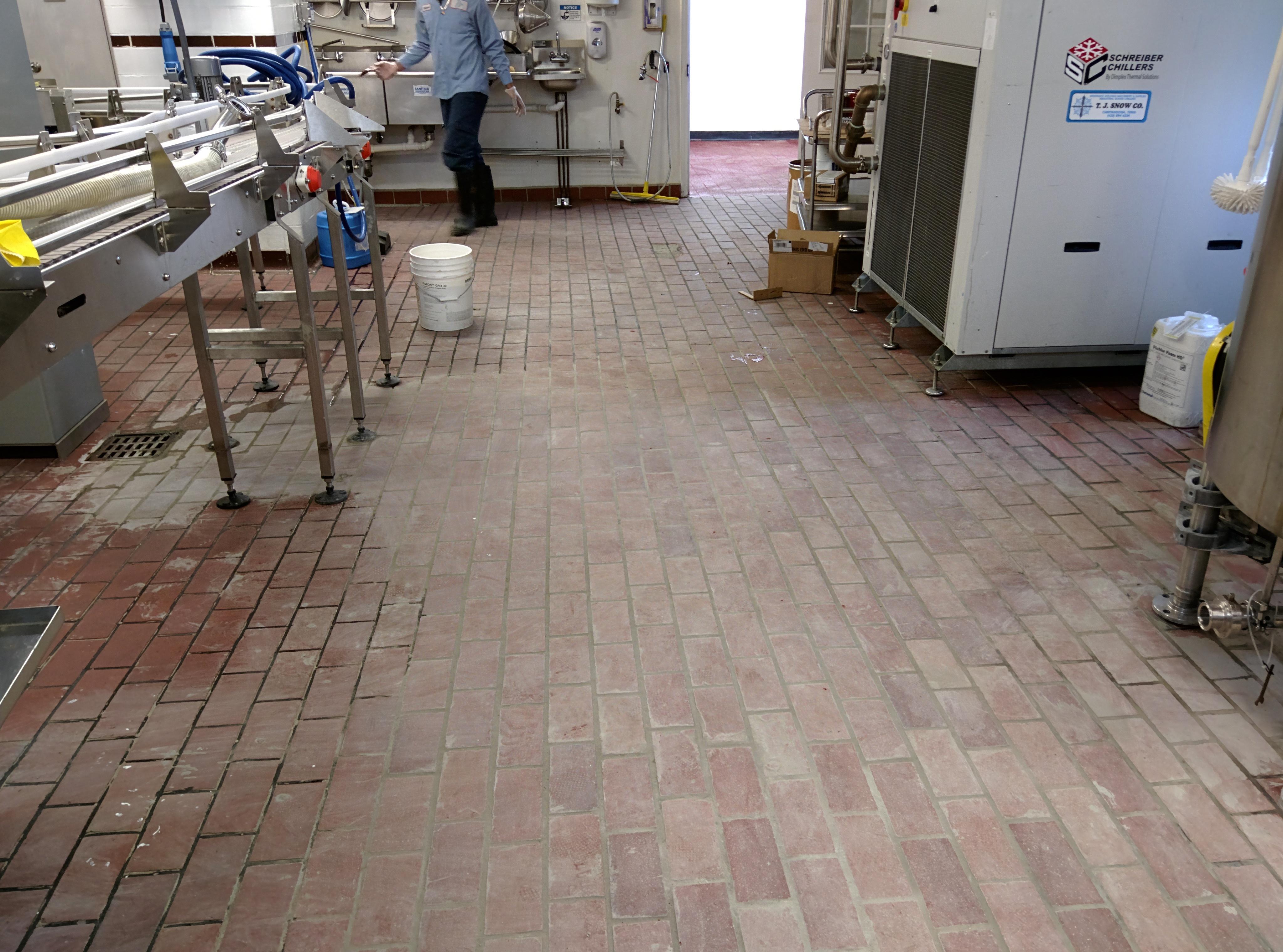 damaged food manufacturing floors