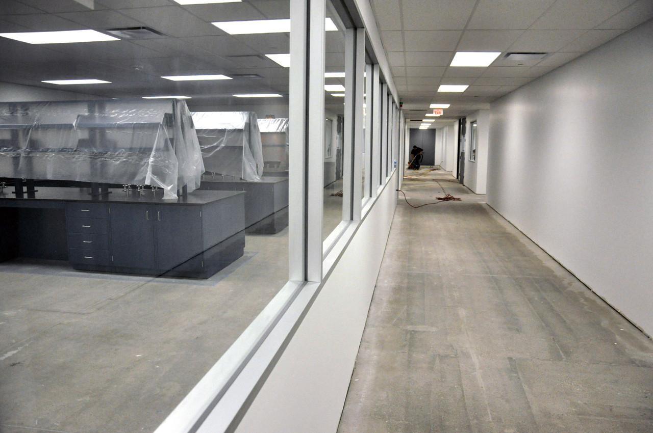 how to fix damaged lab floors