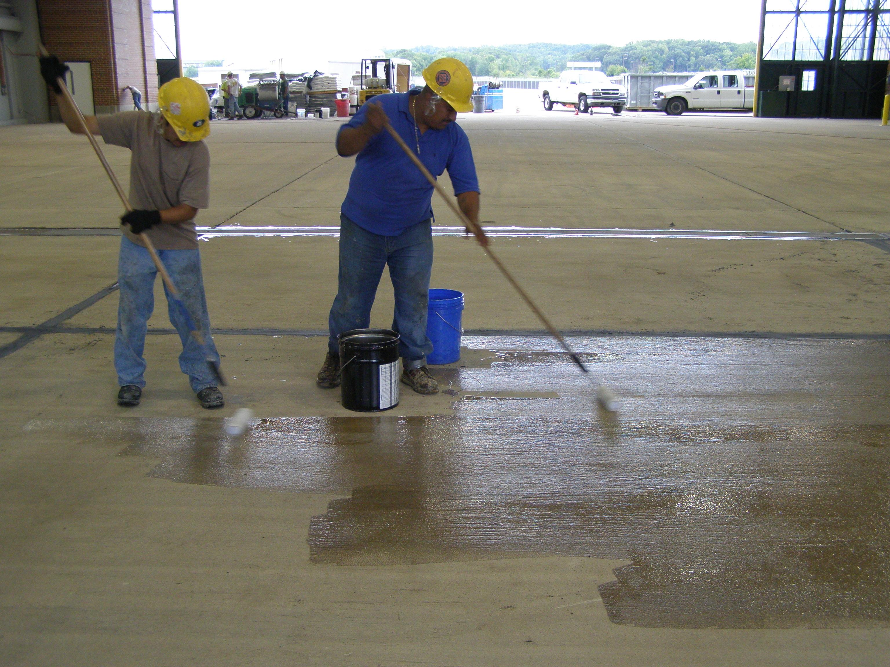 priming concrete floors